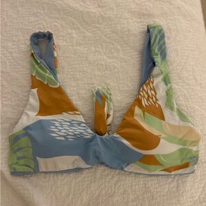 Roxy Reversible Tropical Bikini Top